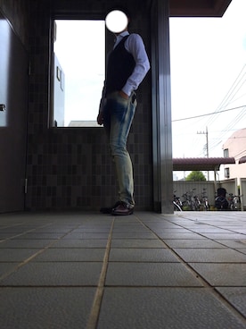 「BARBA（バルバ）のアイテム」を使った、つちのこ（フォロバします）さん（メンズ・181cm）の春コーディネート