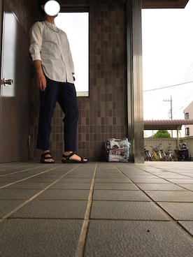 「idealism sound（イデアリズムサウンド）のアイテム」を使った、つちのこ（フォロバします）さん（メンズ・181cm）の春コーディネート