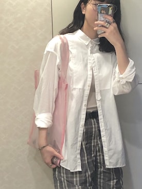 「BUBBLES（バブルス）のアイテム（アクセサリー）」を使った、Mon🦋さん（レディース・166cm）の夏コーディネート