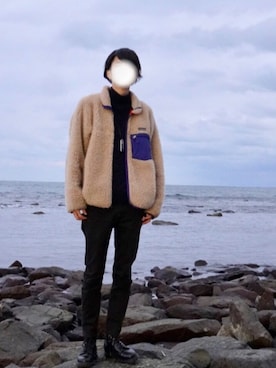 「レトロX」｜「アイテム（アクセサリー）」を使った、ab さん（メンズ・180cm）の秋コーディネート