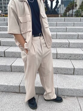 「classicalelf（クラシカルエルフ）のアイテム（シューズ）」を使った、いせくんさん（メンズ・168cm）の夏コーディネート