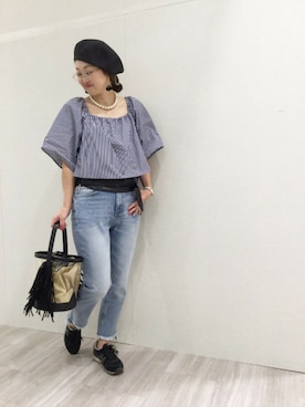 emiさん（レディース・158cm）の春コーディネート