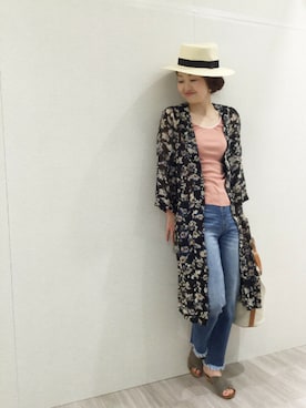 「アンディコール」｜emiさん（レディース・158cm）の春コーディネート