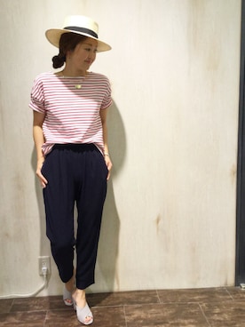 「アンディコール」｜emiさん（レディース・158cm）の春コーディネート