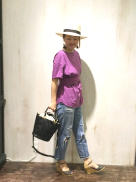 emiさん（レディース・158cm）の夏コーディネート