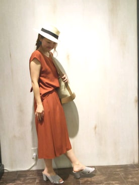 emiさん（レディース・158cm）の夏コーディネート