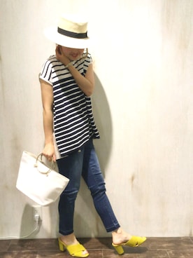 「Sono（ソーノ）のアイテム」を使った、emiさん（レディース・158cm）の夏コーディネート