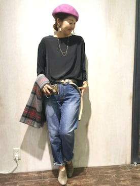 emiさん（レディース・158cm）の秋コーディネート