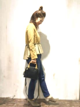 「Sono（ソーノ）のアイテム」を使った、emiさん（レディース・158cm）の秋コーディネート