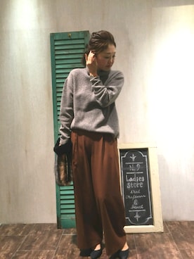 emiさん（レディース・158cm）の冬コーディネート