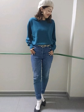 emiさん（レディース・158cm）の冬コーディネート