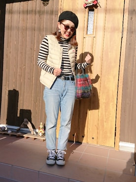 emiさん（レディース・158cm）の冬コーディネート