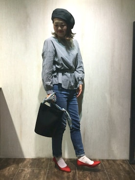 emiさん（レディース・158cm）の冬コーディネート