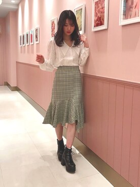 Chise🧸❤︎さん（レディース・162cm）の春コーディネート