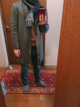 YUの食べログ@愛知県のグルメブロガーさん（メンズ・160cm）の冬コーディネート