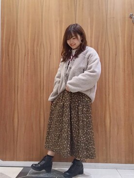 「ゆるカジ」｜「アイテム（ジャケット/アウター）」を使った、noeさん（レディース・158cm）の秋コーディネート