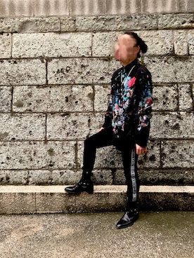 「GIVENCHY（ジバンシイ）のアイテム（パンツ）」を使った、JUNさん（メンズ・168cm）の秋コーディネート