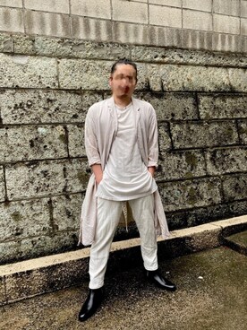 「ETHOSENS（エトセンス）のアイテム（ベルト）」を使った、JUNさん（メンズ・168cm）の秋コーディネート
