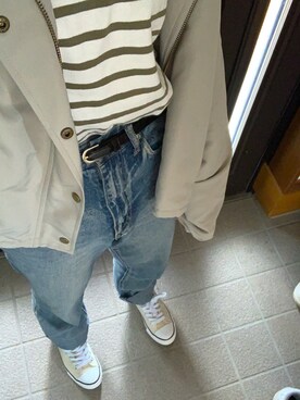 「kutir（クティール）のアイテム（マウンテンパーカー）」を使った、anon0827さん（レディース・156cm）の春コーディネート