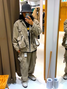 「BIG MAC（ビッグマック）のアイテム（その他パンツ）」を使った、Ryota  さん（メンズ・167cm）の秋コーディネート