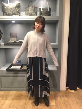 「M/M ATTACHMENT（エムエムアタッチメント）のアイテム（トップス）」を使った、ISAさん（レディース・160cm）の秋コーディネート
