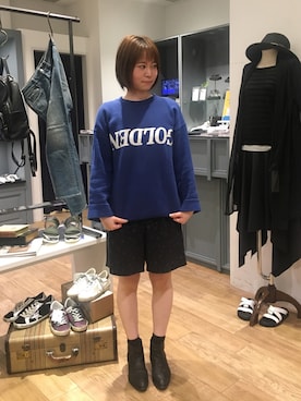 「B2nd」｜「アイテム（ブーツ）」を使った、ISAさん（レディース・160cm）の夏コーディネート
