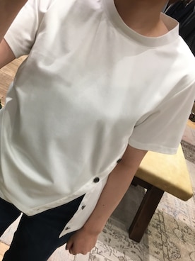 「Yasutoshi Ezumi（ヤストシエズミ）のアイテム」を使った、ISAさん（レディース・160cm）の夏コーディネート