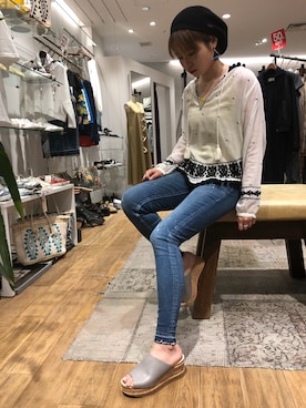 「CITRUS（シトラス）のアイテム」を使った、ISAさん（レディース・160cm）の夏コーディネート