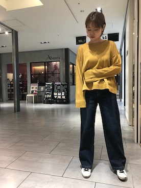 「GOLDEN GOOSE（ゴールデングース）のアイテム（スニーカー）」を使った、ISAさん（レディース・160cm）の夏コーディネート