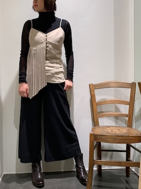 「B2nd」｜「アイテム（ブーツ）」を使った、ISAさん（レディース・160cm）の冬コーディネート