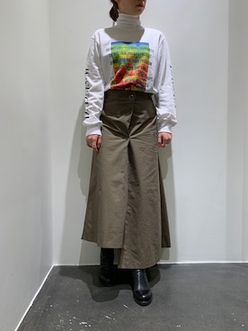 「CHRISTIAN DADA（クリスチャンダダ）のアイテム」を使った、ISAさん（レディース・160cm）の秋コーディネート
