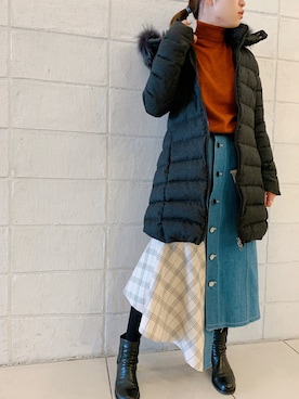「B2nd」｜「アイテム（ジャケット/アウター）」を使った、ISAさん（レディース・160cm）の秋コーディネート