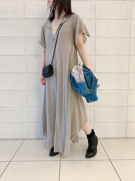 「BACKLASH（バックラッシュ）のアイテム（バッグ）」を使った、ISAさん（レディース・160cm）の春コーディネート