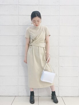 Rekisami レキサミ Tシャツレイヤードop ワンピースを使った人気ファッションコーディネート Wear