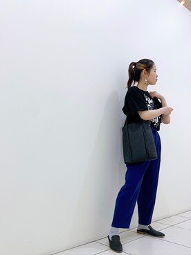 「EZUMi（エズミ）のアイテム（その他パンツ）」を使った、ISAさん（レディース・160cm）の夏コーディネート