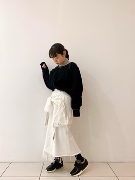 「AULA」｜ISAさん（レディース・160cm）の冬コーディネート