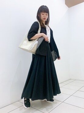 「maxsix（マックスシックス）のアイテム」を使った、ISAさん（レディース・160cm）の春コーディネート