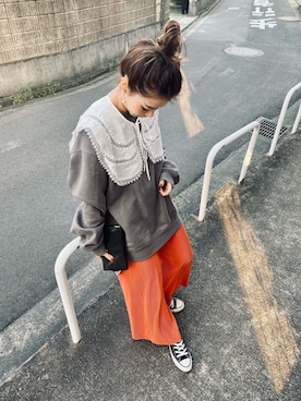 「AS KNOW AS PINKY（アズノゥアズピンキー）のアイテム（その他）」を使った、shiosanbさん（レディース・157cm）の春コーディネート