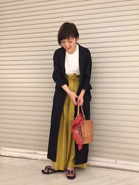 「ラフ」｜「アイテム（その他雑貨）」を使った、Shiori Tanidaさん（レディース・162cm）の春コーディネート
