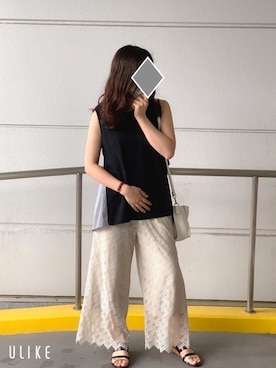 奏音さん（レディース・153cm）の夏コーディネート