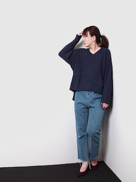 「andr」｜もりさん（レディース・168cm）の秋コーディネート