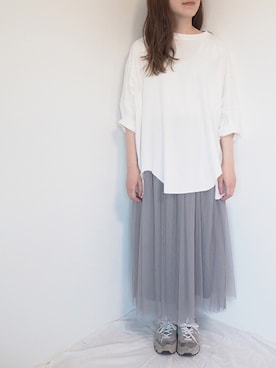 「andr」｜もりさん（レディース・168cm）の春コーディネート