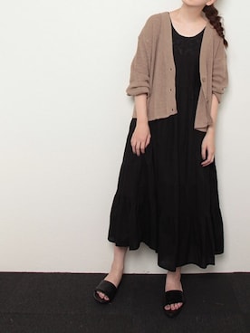 「andr」｜もりさん（レディース・168cm）の夏コーディネート