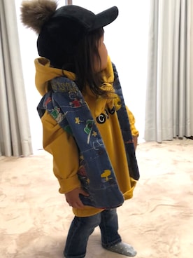 あちゃも＊ちー＊ぺぇさん（キッズ・80cm）の冬コーディネート