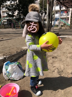 あちゃも*ちー*ぺぇさん(キッズ・80cm)の春コーディネート