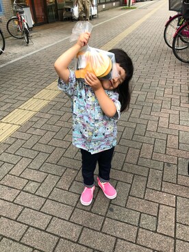 あちゃも＊ちー＊ぺぇさん（キッズ・92cm）の夏コーディネート