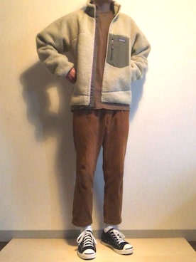 「アイラブCONVERSE」｜Shirubeさん（メンズ・170cm）の秋コーディネート