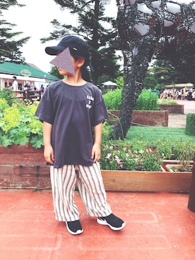 あーちゃんさん（キッズ・110cm）の夏コーディネート
