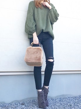 キキさん（レディース・168cm）の冬コーディネート