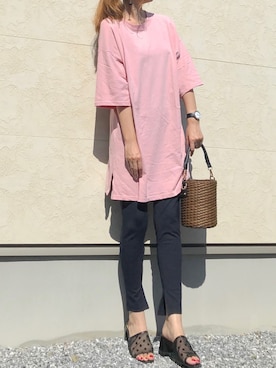 「レギンスコーデ」｜「アイテム（その他）」を使った、キキさん（レディース・168cm）の秋コーディネート